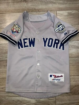 CC Sabathia New York Yankees MLB World Series Majestic Jersey Youth Med M 10-12 - Image 1 of 4