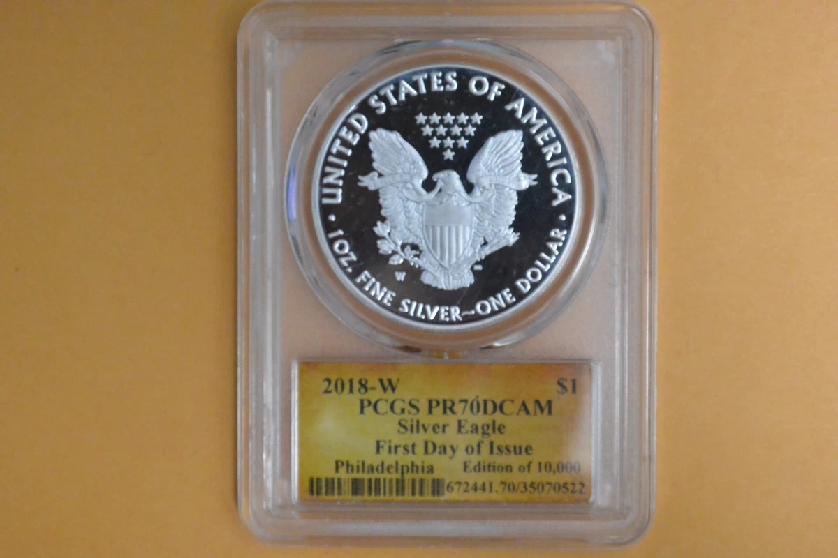 2018 American Eagle PR 70 Graded Silver Bullion Coins for sale | eBay