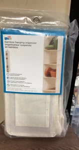 Honey Can Do bamboo hanging organizer new with tags - Picture 1 of 2
