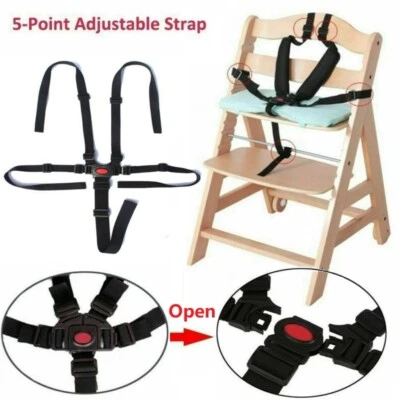 MARKENLOS Universal Baby Safety Seat 5Point Gürtel Kinderwagen Hochstuhl Gurt Nylon