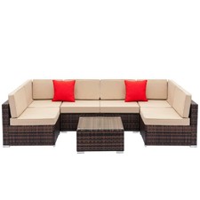 Vidaxl Rattan Patio Garden Furniture Sets For Sale In Stock Ebay