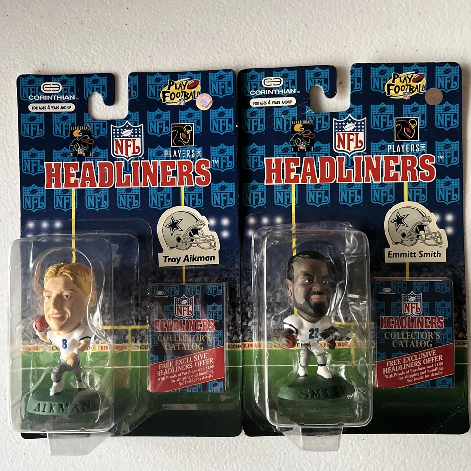 1996 NFL Corinthian Headliners Emmitt Smith Dallas Cowboys Figure