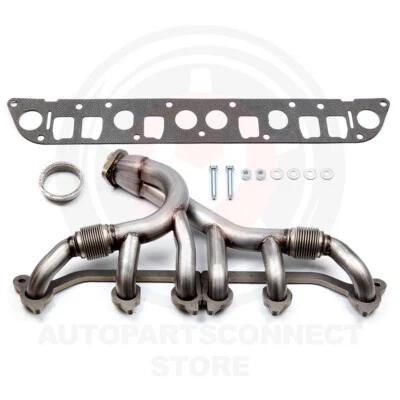 Stainless Exhaust Manifold & Gasket Kit for 1993-1998 Jeep Grand Cherokee L6 4L - Image 1 of 4