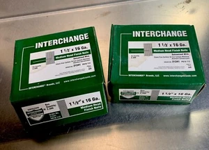 1 1/2" x 16 Gauge mittlere Nägel verzinkt (1 3/4 Boxen) - Bild 1 von 6