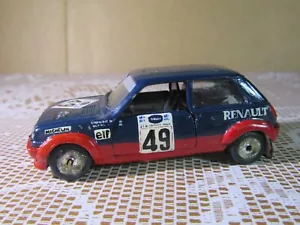 755Z Solido Transformed 10 R5 Alpine #49 Acropolis Rally 1980 Leonidas Blue 1:43 - Picture 1 of 9
