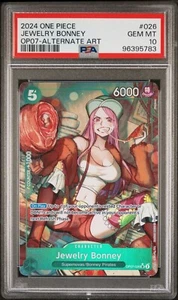 One Piece 500 Years in the Future Jewelry Bonney Alt Art OP07-026 SR PSA 10 - Picture 1 of 1