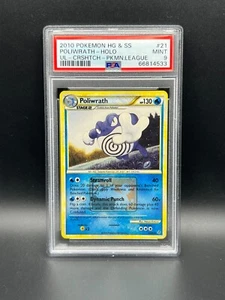 Pokemon PSA 9 MINT Poliwrath 21/95 Regional Championships Promo Holo 2010 S#4533 - Picture 1 of 2