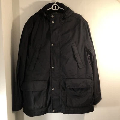 Lucky Brand Utility Jacket Coat Size M Removable Inner Lining 8 Pocket Hooded - Image 1 of 4