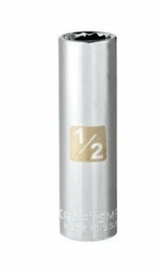 Craftsman 1/2 in. X 3/8 in. drive SAE 12 Point Deep Socket USA! - Picture 1 of 1