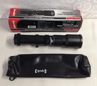 Opteka 500mm F/8 Preset Then Super Telephoto Lens HD2 - UNTESTED - Image 1 of 3