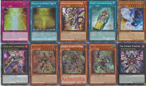 Yugioh Horus Deck - Black Flame Deity King's Sarcophagus Walls of Imperial Tomb - Picture 1 of 4