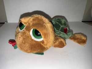 Russ Peepers Tortuga Shelby con Rosa Roja y Corazón San Valentín Peluche y Frijoles 14" de Largo - Imagen 1 de 10