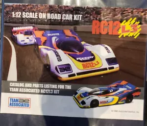 Team Associated RC12L3 instruction Manual and Catalog 1998 issue Vintage RC - Picture 1 of 5