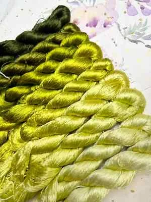 155Colors no splitting floss wrapping flower velvet flower untwisted silk thread - Image 1 of 4