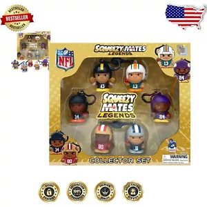 Set multicolore NFL Legends SqueezyMates - divertenti figure in schiuma da collezione - Foto 1 di 3