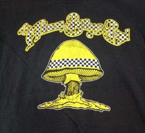 Allman Brothers T Shirt Unisex Size M Black Yellow Check Mushroom 2014 - Picture 1 of 10