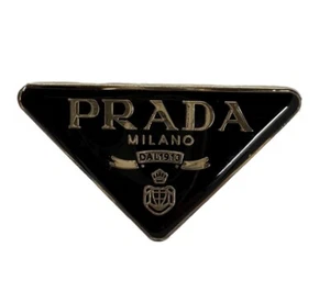 PRADA PIN BADGE/ BROOCH Excellent Condition Hat bag Dress - Picture 1 of 3