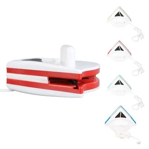 Window Double Side Wiper Plastic Ergonomic Handle Magnetic Glass Cleaning Wiper - Picture 1 of 24