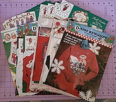 Gran Lote 16 Apliques Navidad Sin Coser Plancha En Transferencias Daisy Kingdom, Julie's Foto 1 de 4