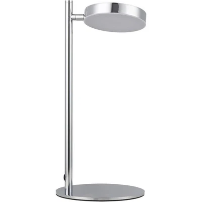 Dainolite Lighting FIA-1512LEDT-SC Fia Table Lamp Satin Chrome - Image 1 of 3