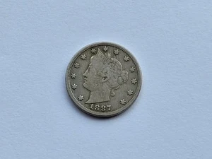 1887 Liberty Nickel Fine 10729 - Bild 1 von 2