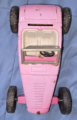 Coche de juguete Ford Hot Pink Roadster 1965 vintage de acero prensado de nylint #6802 Foto 1 de 4