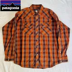 Patagonia Check Rhythm Western Shirt L, Men's Plaid, Clean Condition - Picture 1 of 7