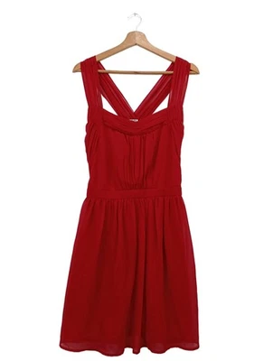 VERO MODA Vestido de cóctel Mujeres Vestido Talla EU 40 rojo elegante - Imagen 1 de 4