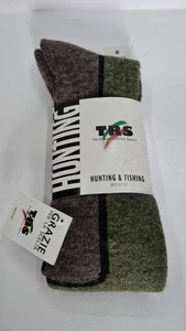 TRS Calzettoni Uomo da Caccia/Pesca Basic Con Primaloft® - VEMU (Verde/Multi) - Foto 1 di 5