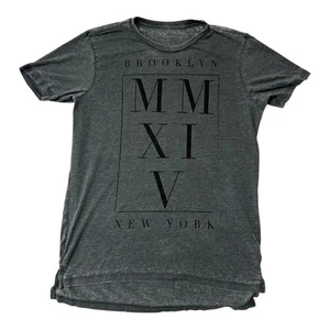 Brooklyn Calling NYC REG T-shirt uomo manica corta GRAFICA, taglia M - grigio - Foto 1 di 17