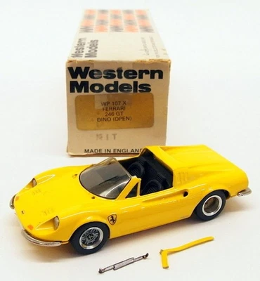 Western Models escala 1/43 WP107X - Ferrari 246 GT Dino abierto - amarillo dañado Foto 1 de 4