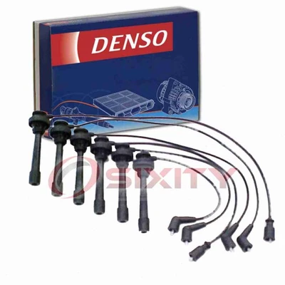 Denso Spark Plug Wire Set for 2001-2002 Mitsubishi Montero 3.5L V6 Ignition da - Image 1 of 4