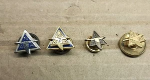 Vintage Lot Of 4 NAA North American Aviation Emblem Tie Pins - Picture 1 of 4