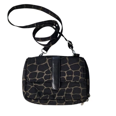 Bolso Bandolera Baggallini Cartera Hombro Viaje Organizador Estampado Jirafa Foto 1 de 4