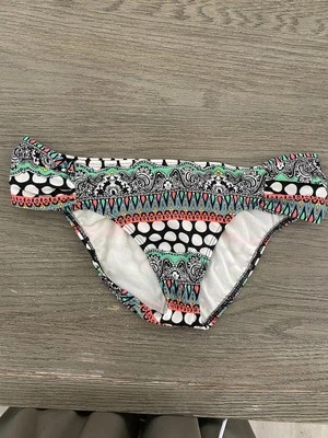 Luli Fama Cosmos In Miami Scrunch Side Full Bottom L Bikini NWT Multicolor - Image 1 of 4