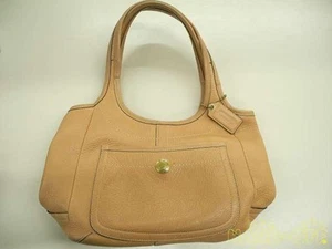 "Bolso de Mano Coach 11615 con Dije - Usado, Daños Internos" - Imagen 1 de 7