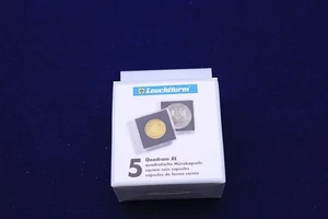 52mm - 5 XL Quadrum Square Coin Capsule Holders for Large Coins & Medals - Picture 1 of 7
