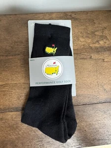 2025 Masters Mens Performance Golf Socks Black-Augusta National - Picture 1 of 4