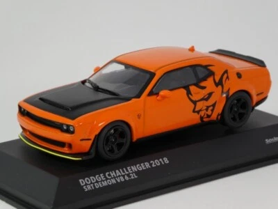 Solido Dodge Challenger SRT Demon Go Mango orange 2018 1/43 S4310306 - Immagine 1 di 3