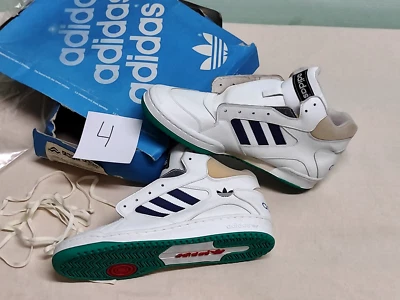 Retro Vintage 90s Soviet USSR TRAINERS Basketball Sneakers Leather Shoes Size 46 - Image 1 of 4