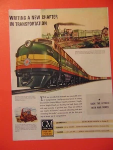 TRENO Diesel 1943 GM foto stampa artistica pubblicità - Foto 1 di 1