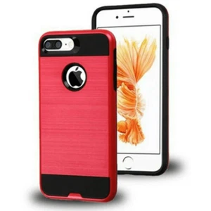 Shockproof Hybrid Hard Protective Case Cover for iPhone 6 PLUS, 6s PLUS RED - Picture 1 of 1