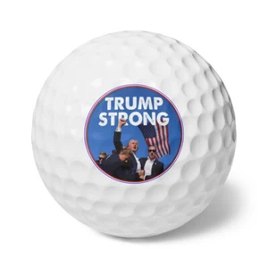 Trump Strong President Donald J Trump Golf Balls, 6pcs - Picture 1 of 5
