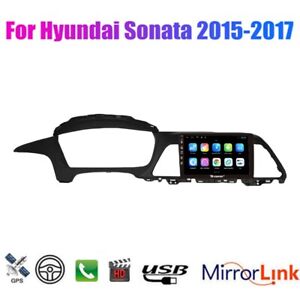 FOR HYUNDAI SONATA 2015-2017 APPLE CARPLAY CAR STEREO RADIO ANDROID 12 GPS NAVI