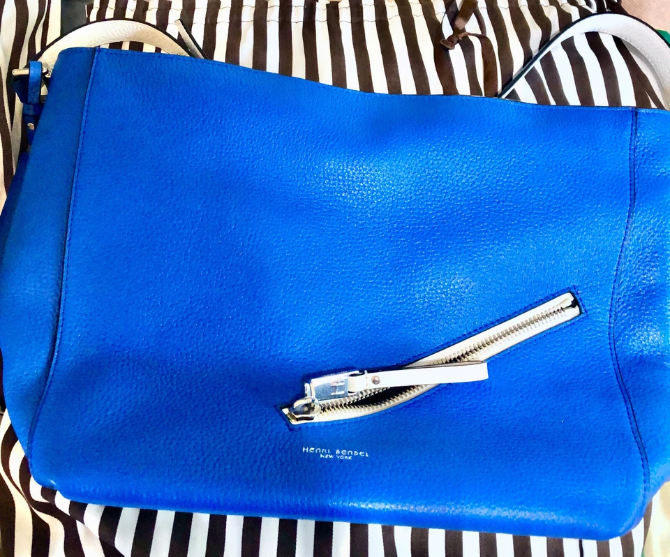 Hobo Henri Bendel Colorblock, azul, nuevo con etiquetas, ¡hermoso! Foto 1 de 1