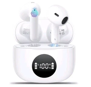 Cuffie Bluetooth V5.3 Auricolari Wireless Display LED impermeabili - Imagen 1 de 5