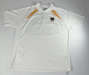 Baylor Bears Champion Polo Shirt Mens Large White Short Sleeve Golf - Picture 1 of 13