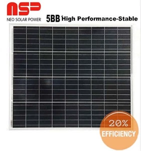 NSP Cells SOLAR Poly 5BB 12V 90W Solar Panel Caravan Boat Camping Charging - Picture 1 of 7