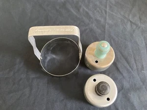 Vintage KWIK KUT 3" Runde Wellenschliff Keks Ausstecher + 2 kleine Ausstecher - Bild 1 von 4