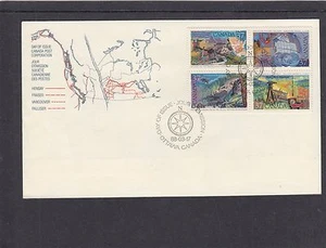 Canadá 1988 Exploration of Canada tercera serie portada primer día FDC - Imagen 1 de 1